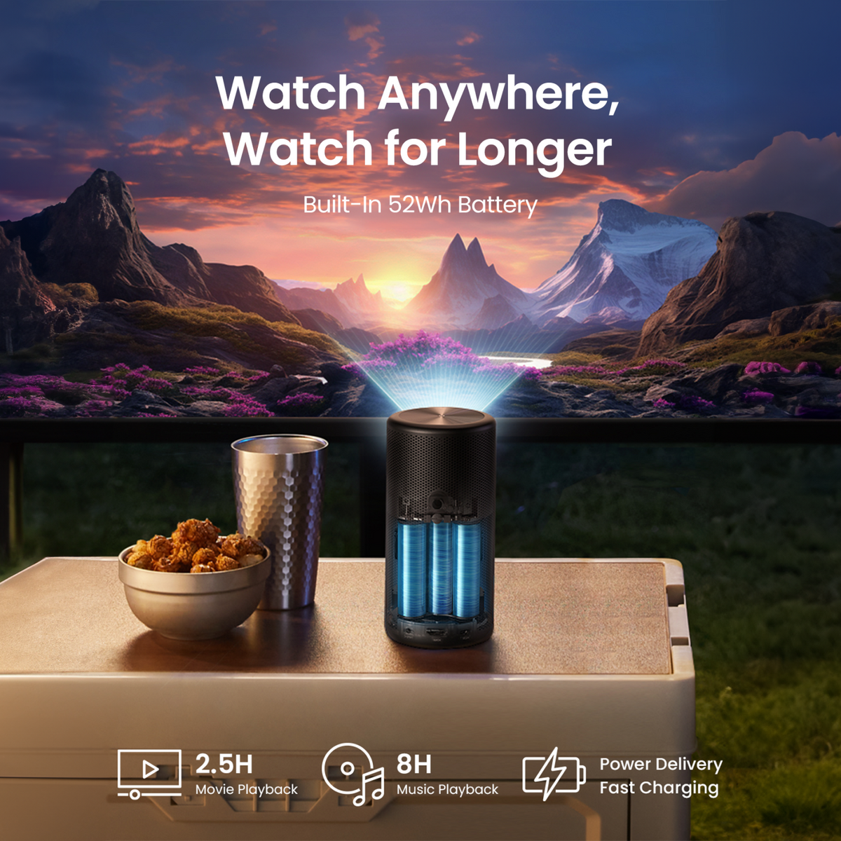 CAPSULE 3 LASER GTV | LASER-POWERED  MINI PROJECTOR